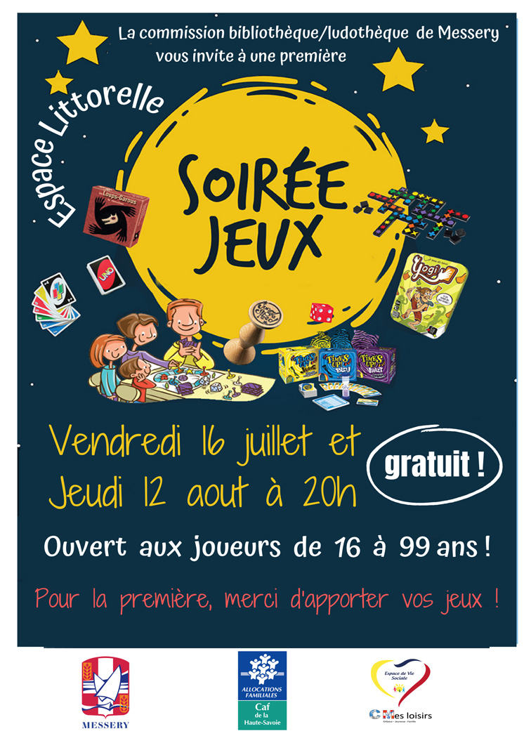 Soirée Jeux – Site officiel de la commune de Messery