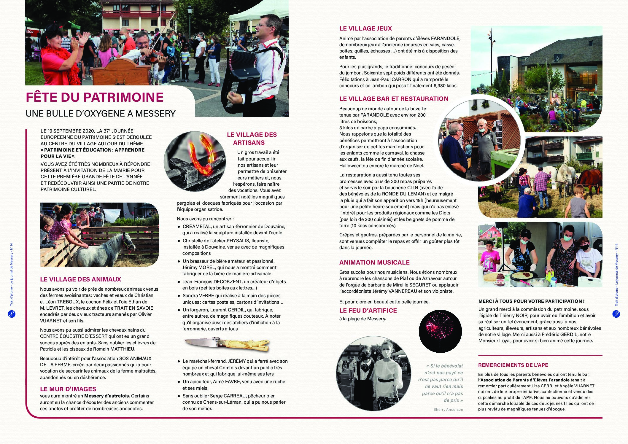 fête du patrimoine 2018